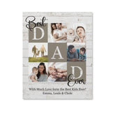 Best Dad Ever Photo Canvas - Lovscape